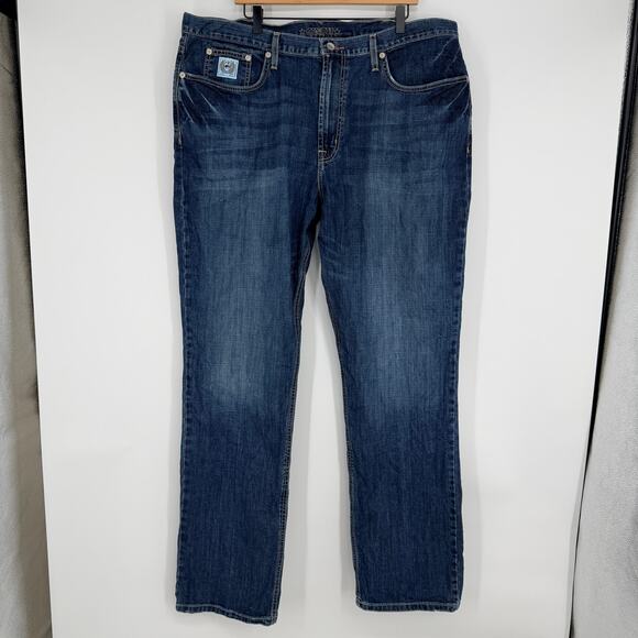 Cinch Other - Cinch White Label Relaxed Fit Straight Leg Cotton Mens Western Jeans 42x36